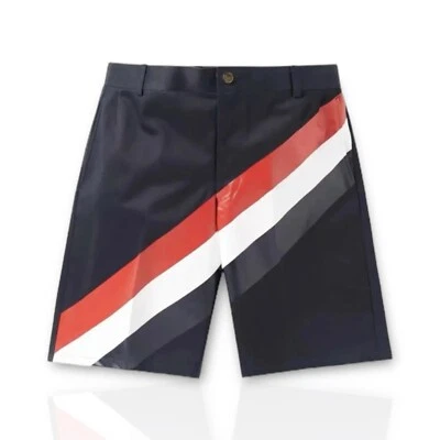 Pantalones cortos chinos a rayas diagonales Thom Browne - talla 4 Foto 1 de 4