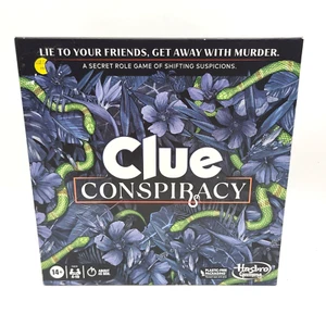 CLUE Conspiracy Board Game Hasbro Role Game Brand New & SEALED - Picture 1 of 6