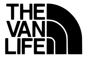 The Van Life Vinilo Gráfico Adhesivo COCHE/FURGONETA/CAJA!!! ¡¡DIVERTIDO/BROMA!!! - Imagen 1 de 2