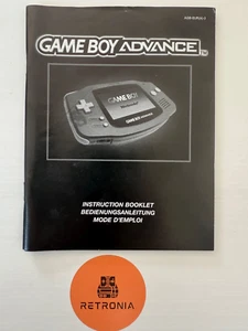 Nintendo Gameboy Advance Instruction Manual PAL Version - Picture 1 of 3