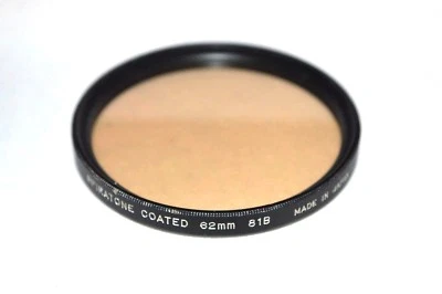 Spiratone Coated 62 mm 81B Screw-In Filter Made in Japan (T-139) - Image 1 of 3