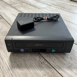 Goldstar Video Cassette Player Model GVP-C125 W/Power Cord No Remote *READ* - Picture 1 of 8