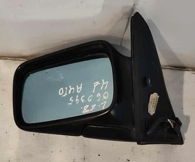 Espelho de porta 1988 BMW 325E LH preto usado fabricante de equipamento original - Imagem 1 de 4