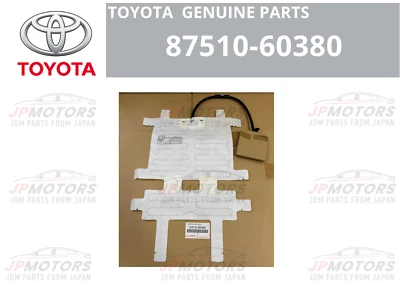 TOYOTA 【NUEVO】Conjunto de calefacción genuino 03-09 Lexus GX470, asiento delantero trasero 87510-60380 Foto 1 de 4