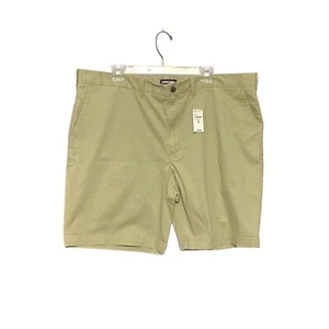 New Lands' End Men's Traditional Fit Tan Chino Shorts Size 42 - Picture 1 of 11