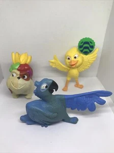 2011 McDonalds Rio - Luiz, Blue And Nico - Happy Meal Figure Toy Doll UK - Picture 1 of 14