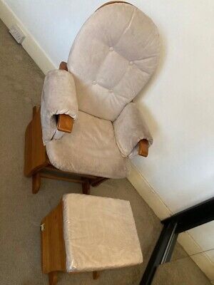 Nursing Rocking Chair And Footstool  • 35£