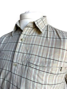 COLUMBIA Men's Large (L) Titanium Short Sleeve Shirt - Khaki / Multi-Check - Picture 1 of 24