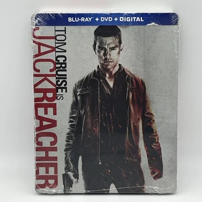Jack Reacher (Steelbook) (Blu-ray/DVD, 2012, 2-Disc Set, Widescreen) New Sealed - Image 1 of 3