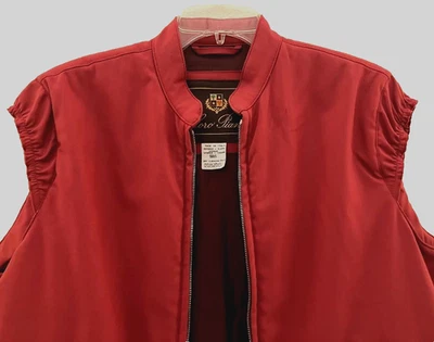 Venta al por menor de $2500: Chaleco acolchado rojo 100 % lana virgen LORO PIANA, talla 46 (10) Foto 1 de 4