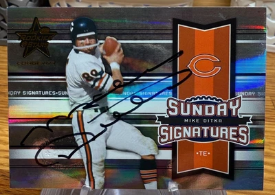 2005 Mike Ditka Rookies & Stars Longevity Sunday Signatures AUTO SS-33 /150 RY - Image 1 of 2