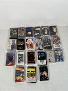 Large Lot of 21 Vintage Cassette Tapes Rock & Roll Hair Pop R&B Classic LOOK!! - Bild 1 von 5
