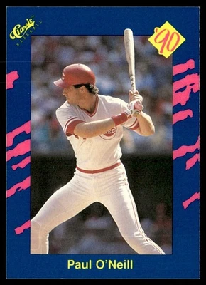 1990 Classic Blue Paul O'Neill Cincinnati Reds #117 - Image 1 of 2