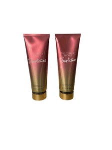 Victoria's Secret Temptation (Apple, Desert Flower) Fragrance Lotion x2 - Picture 1 of 3