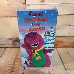 Barney Waiting For Santa VHS Used 1990 Sing Along Holiday Children's Classic - Picture 1 of 4