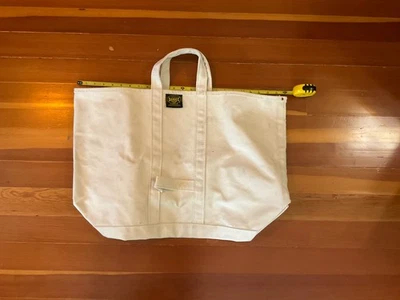 Bolso de Mano de Lona Dandux CR Daniels Vintage Barco de Carbón Liniero EE. UU.  Foto 1 de 4