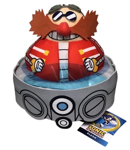 Auténtico peluche Great Eastern Entertainment SONIC THE HEDGEHOG Eggman Mobile 9" - Imagen 1 de 3