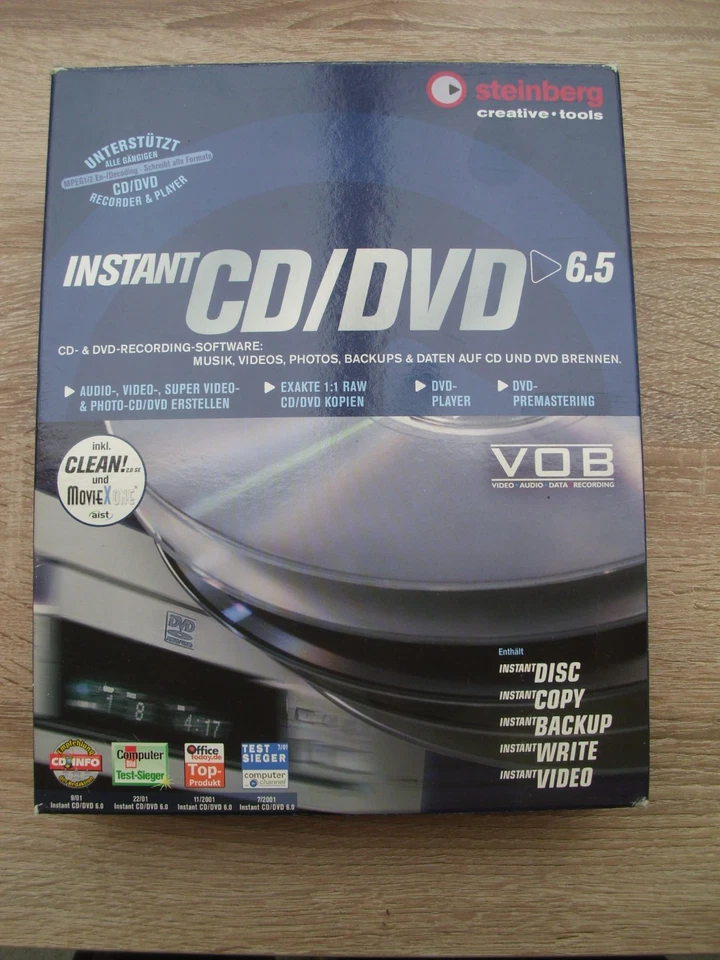 Steinberg, Instant CD/DVD,6.5 die Kult Software - Bild 1 von 1