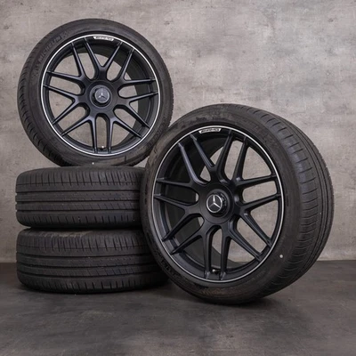 Mercedes S-Klasse S63 S65 AMG Felgen 20 Zoll W222 C217 Sommerräder A2224014200 - Bild 1 von 4