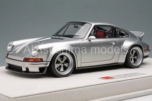 Make Up EML018S 1/18 Singer 911 DLS 2023 Silver Model Car EIDOLON LIMITED - Picture 1 of 7