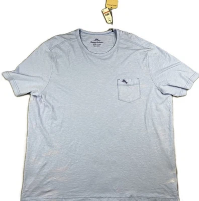 Tommy Bahama Cabo Bay Shirt Mens XXXL Short Sleeve Light Sky Blue ST225993RA NWT - Image 1 of 4
