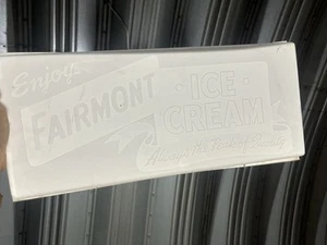 🌟RAR VINTAGE beleuchtetes Fairmont EISSCHILD🍦 Retro Werbung Sammlerstück - Bild 1 von 5