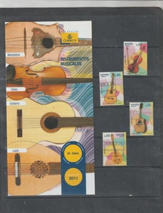 España Instrumentos musicales Serie y Hoja Informativa año 2011 (HH-768) - Bild 1 von 1