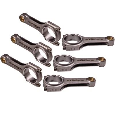 6x Connecting Rods for Alfa Romeo GTV6 75 2.5 3.0 V6 Bielle ARP Bolts HP800 - Изображение 1 из 4