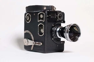 16 mm Filmkamera SIEMENS Modell F Movie Camera mit Schneider Cinegon Objektiv - Imagen 1 de 7