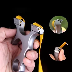 Catapulta Caza Honda Banda Goma Plana Honda Tiro con Arco Izquierda Derecha Arco - Imagen 1 de 6