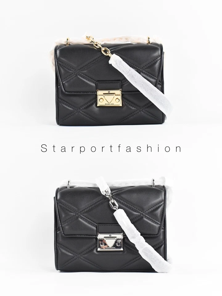 Michael Kors Serena Small/Medium Flap Bag Vegan Leather Convertible Shoulder Bag - Image 1 of 1