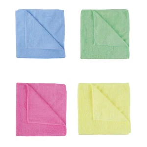 Mikrofasertücher Exel Reinigung Waschhandtücher 40cm (grün/blau/rosa/gelb) - Bild 1 von 9