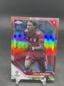21-22 Topps UEFA Champions League RC OMAR RICHARDS /125 FC Bayern Rookie Bronze - Picture 1 of 2