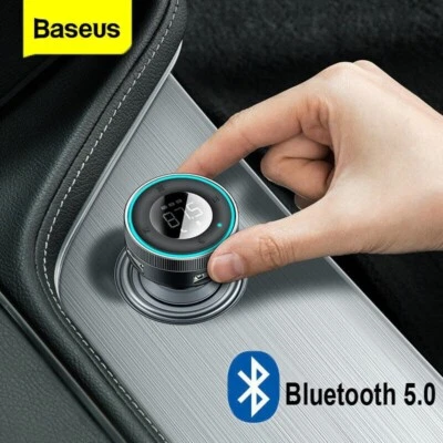 Bluetooth 5.0 FM Transmitter Car Radio MP3 Player USB Charger Adapter AUX - Bild 1 von 4