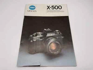 Minolta X-500 Brochure German Instructions for Use - Picture 1 of 1