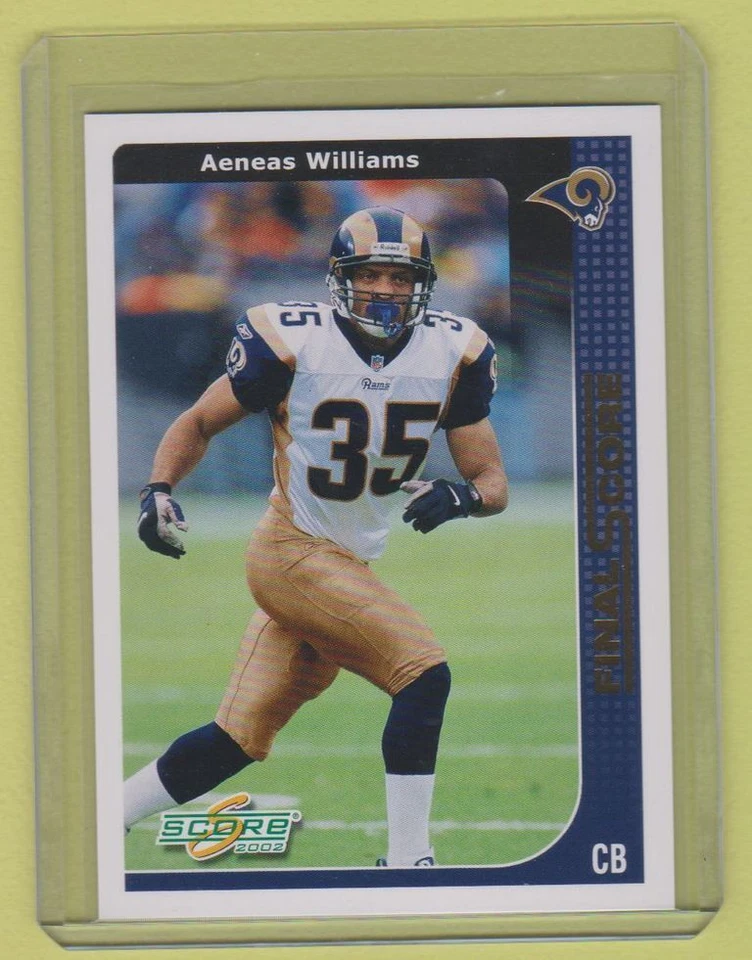 2002 Score Final Score Aeneas Williams Rams 20/100 - Image 1 of 1