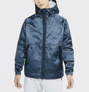 Nike Tech Pack Woven Hooded Jacket Sz XL CU3758-458 Deep Ocean Blue - Picture 1 of 10