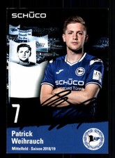 Patrick Incense Autograph Card Arminia Bielefeld 2018-19 Original Sig+A 199596