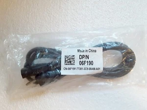 Dell 06F190 6F190 125VAC 10A 18AWG 3 Prong 5-15P C13 Computer Power Cord 6ft - Picture 1 of 3