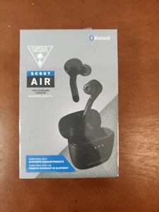 Turtle Beach Scout Air True Wireless Earbuds for Mobile Gaming Microphones–Black - Picture 1 of 3