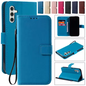 For Samsung A16 A55 A35 A15 A05S A54 A53 Case Magnetic Leather Flip Wallet Cover - Picture 1 of 27