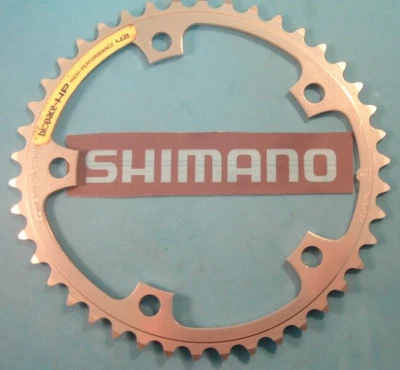 Shimano 600 HP 42T Biopace Road NEW/NOS Oval Chainring- CR-BP25-6 to 9-Spd-130MM - Image 1 of 4