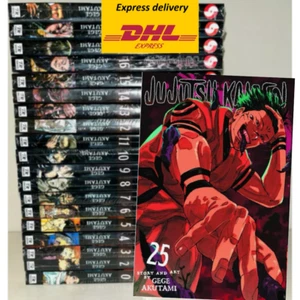 Jujutsu Kaisen Manga English Set Vol 0-25 Gege Akutami Comic Book - Express Ship - Picture 1 of 24
