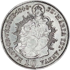 HUNGARY coin 10 Krajczar 1848 KB UNC Uncirculated - Picture 1 of 7