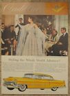 1955 Cadillac Print Ad Dress By Christian Diors Paris Salon By Cecil Beaton
