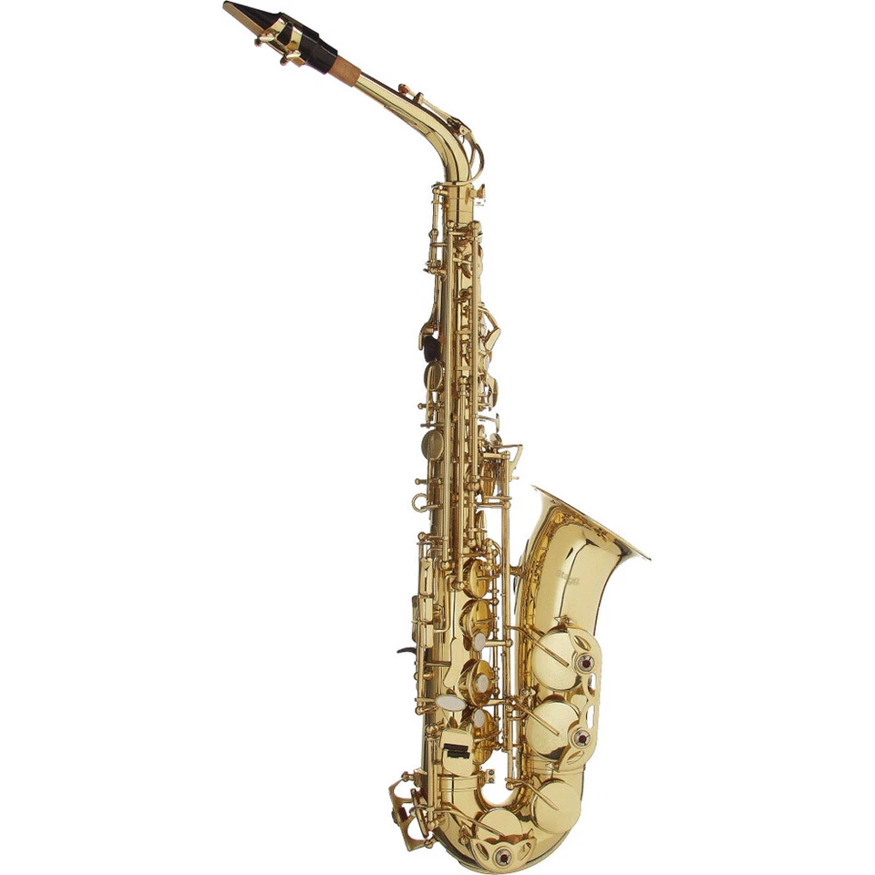 Mint Stagg WS-AS215 Eb Alto Saxophone w/ Case Incl. Mouthpiece Reed Ligature Cap - Image 1 of 1