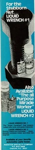 1978 Vintage Print Ad Liquid Wrench No. 1 2 Radiator Specialty Co Stubborn Nut - Picture 1 of 2