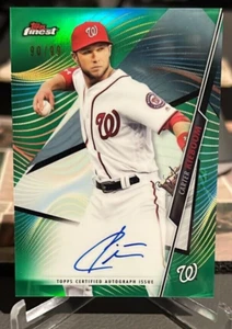 2020 Finest Autographs Green Refractors #FACK Carter Kieboom 90/99 Nationals - Picture 1 of 2