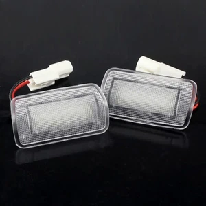 2x White Full LED Side Door Courtesy Lights For Lexus IS200T HS250H RX350 RX450H - Picture 1 of 16