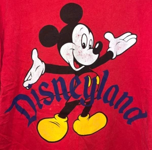 Disneyland Disney Mickey Mouse Welcome Shirt Sz. L USA Vintage - Picture 1 of 7
